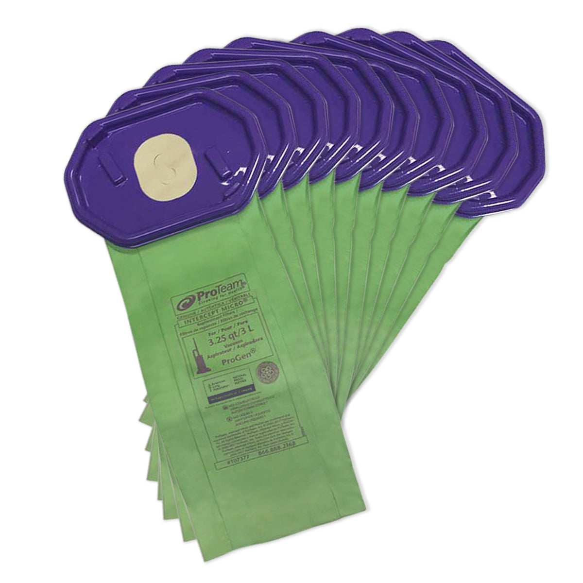 PRO-107377 INTERCEPT MICRO FILTER, PROGEN UPRIGHT, 10-PACK