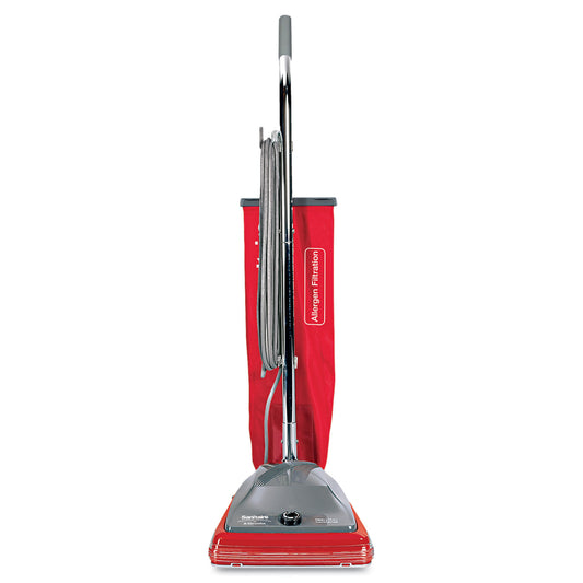 EURSC688B Tradition Upright Vacuum Sc688a, 12" Cleaning Path, Gray/red