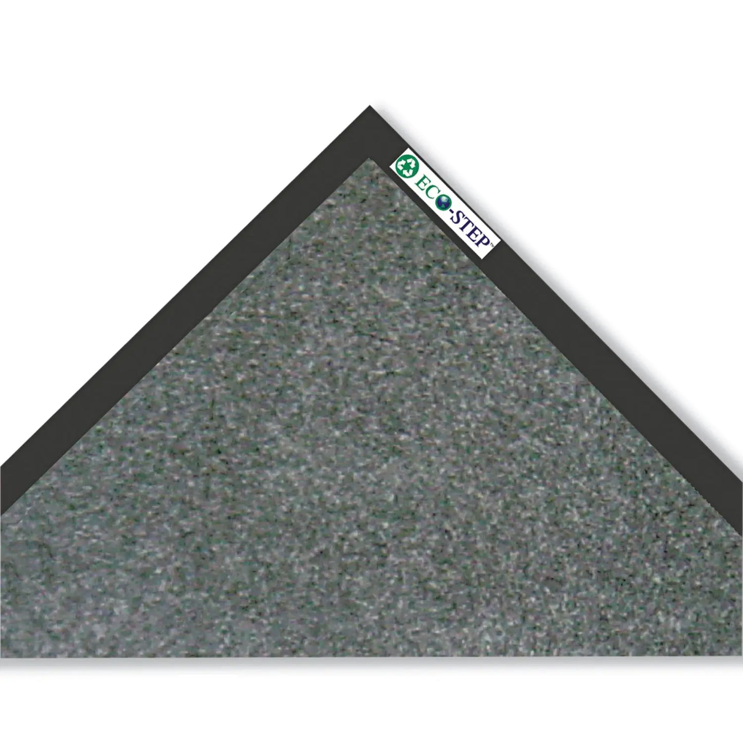 CWNET0046CH EcoStep Wiper Mat, Rectangular, Charcoal Gray Cut Pile Surface, 48" x 72" Crown