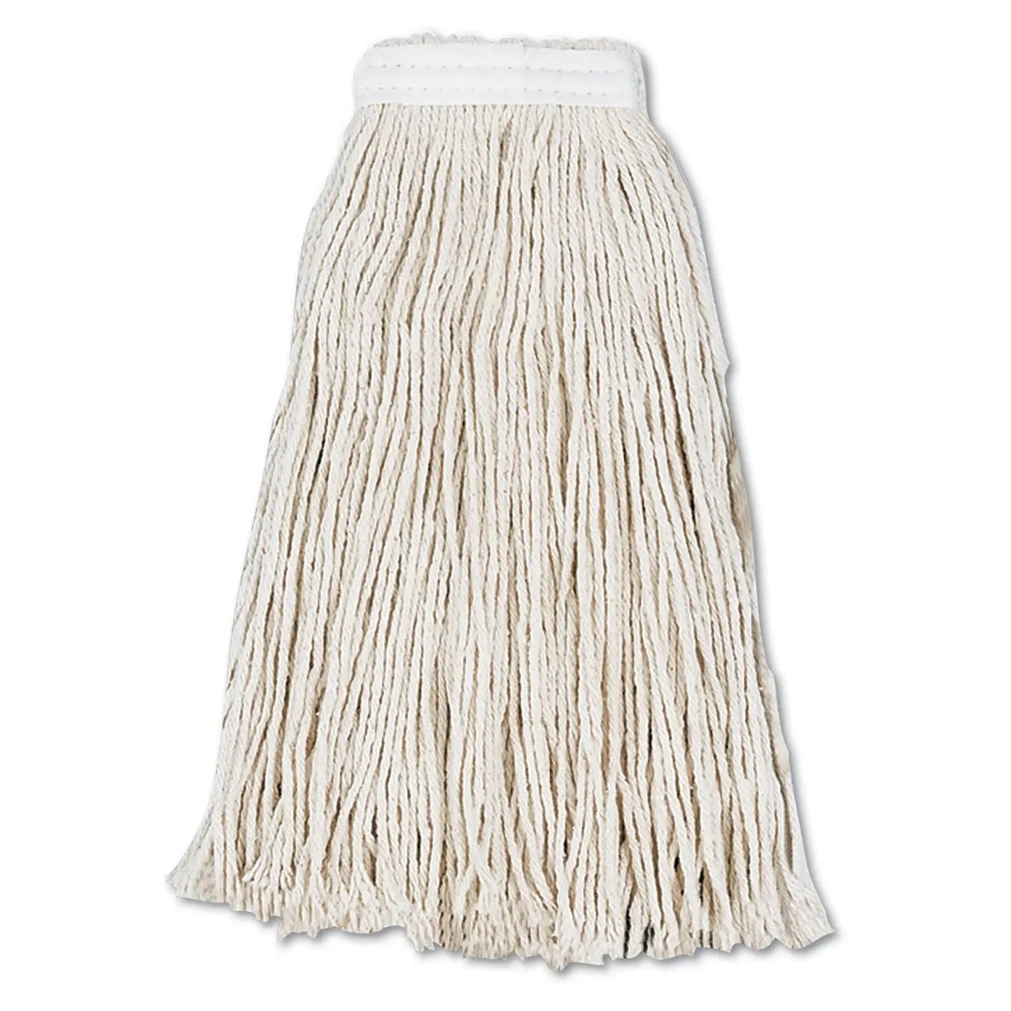 BWK2016CCT Cut-End Wet Mop Head, Cotton, #16, White, 12/carton Boardwalk