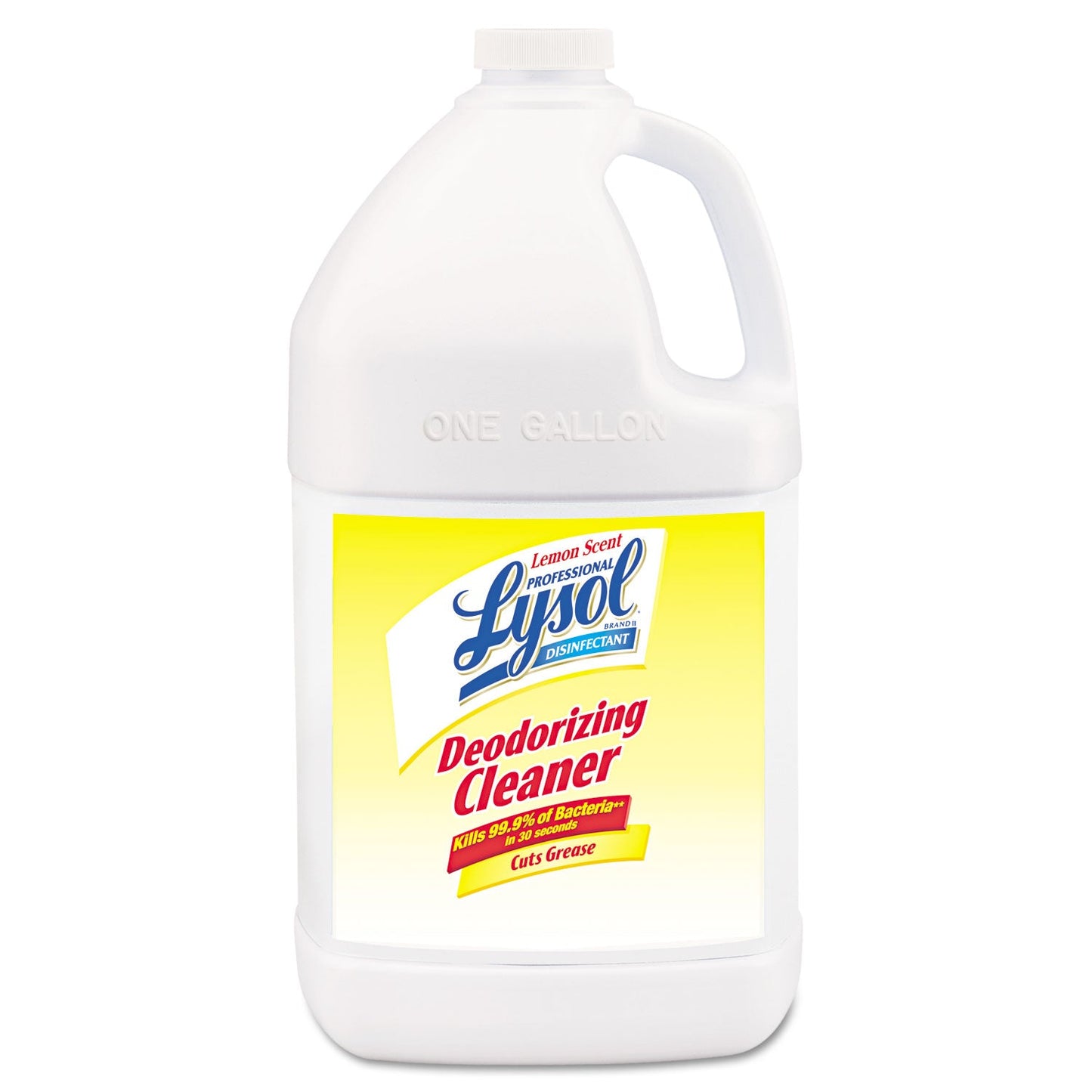 RAC76334 Disinfectant Deodorizing Cleaner Concentrate, 1 gal Bottle, Lemon Scent Professional LYSOL Brand