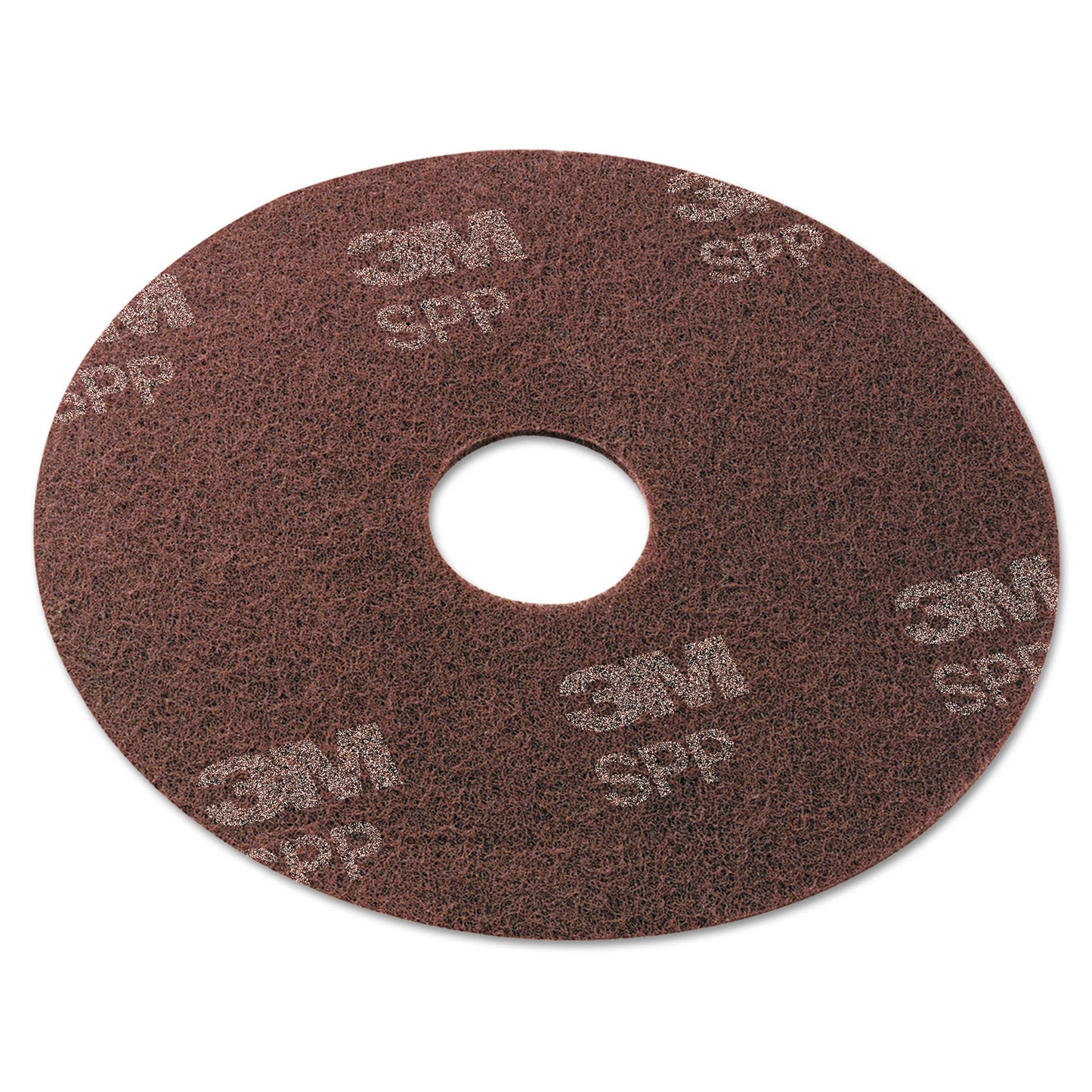 MMMSPP17 Surface Preparation Pad, 17" Diameter, Maroon, 10/carton Scotch-Brite