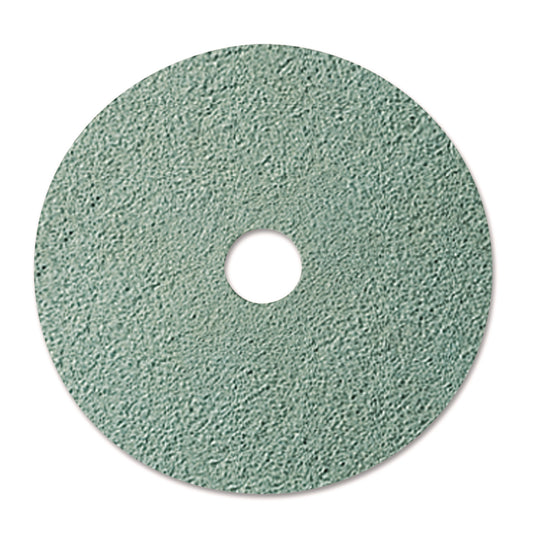 MMM08753 Ultra High-Speed Floor Burnishing Pads 3100, 20" Diameter, Aqua, 5/carton