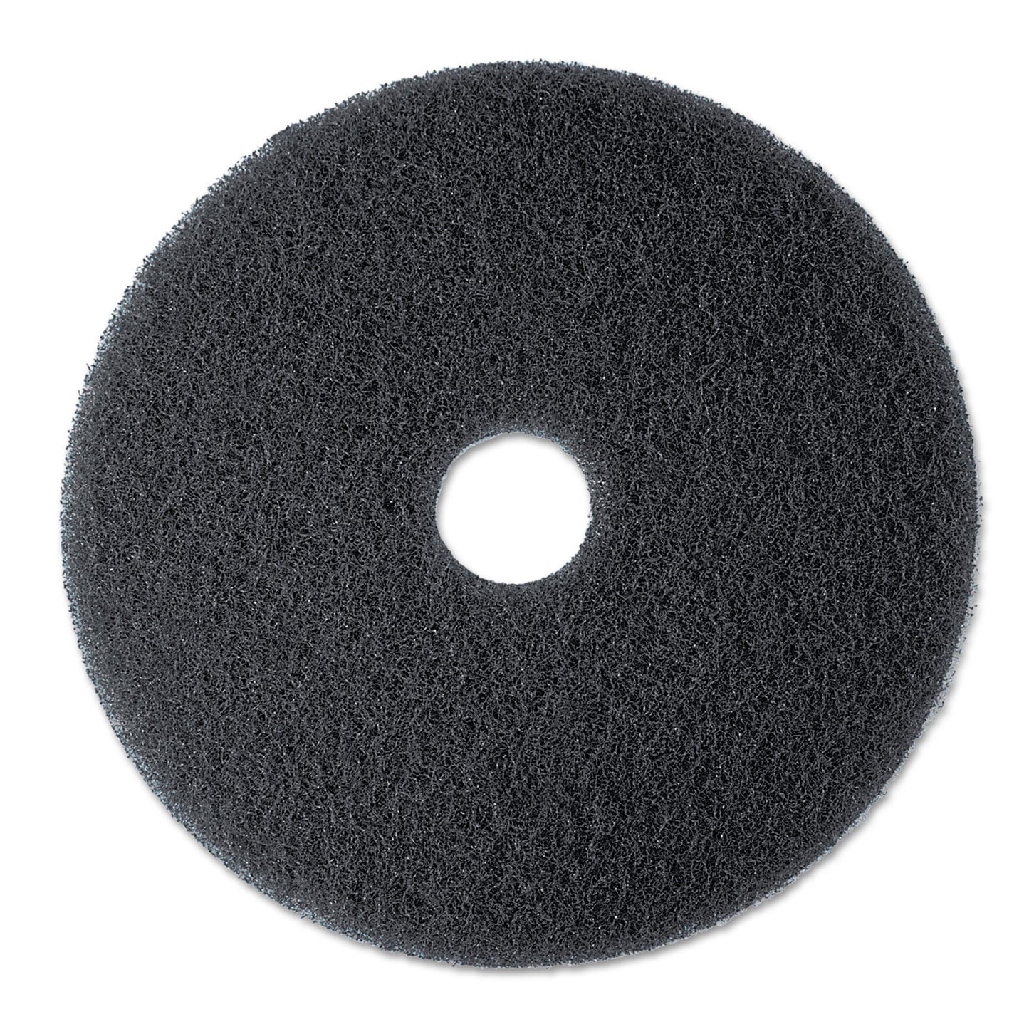 MMM08277 Low-Speed High Productivity Floor Pads 7300, 19" Diameter, Black, 5/carton