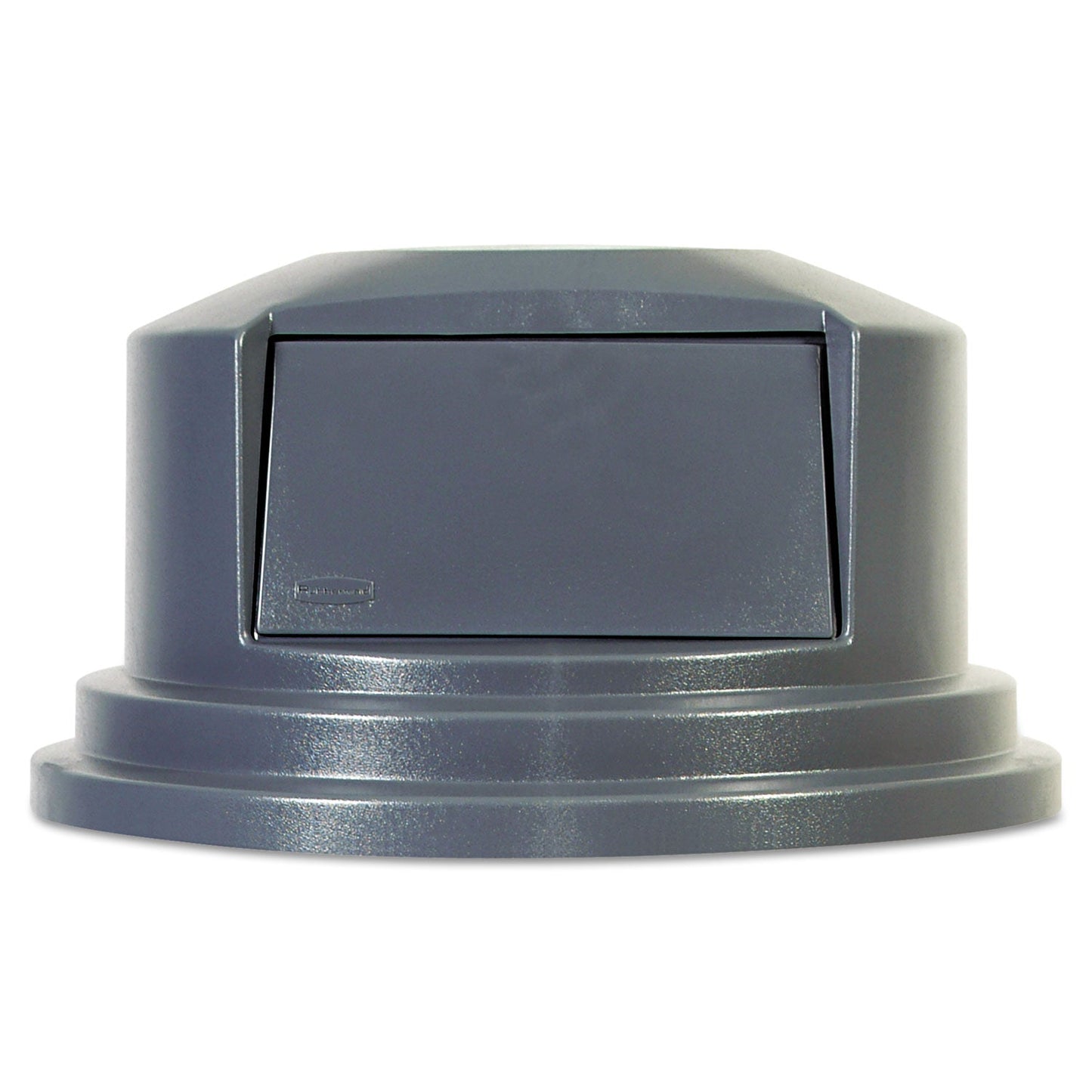RCP265788GY Round Brute Dome Top Lid For 55 Gal Waste Containers, 27.25" Diameter, Gray RUBBERMAID COMMERCIAL PROD.