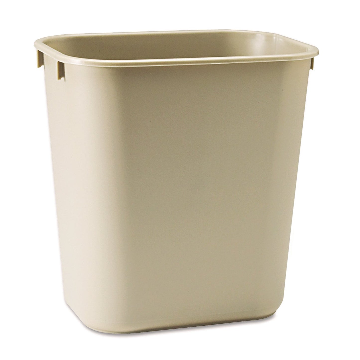 RCP295500BG Deskside Plastic Wastebasket, 3.5 gal, Plastic, Beige RUBBERMAID COMMERCIAL PROD.