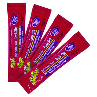 SQW060102FP Sugar-Free Qwik Stik Energy Drink Mix, Fruit Punch, 1.26 oz Packet, 50/Pack