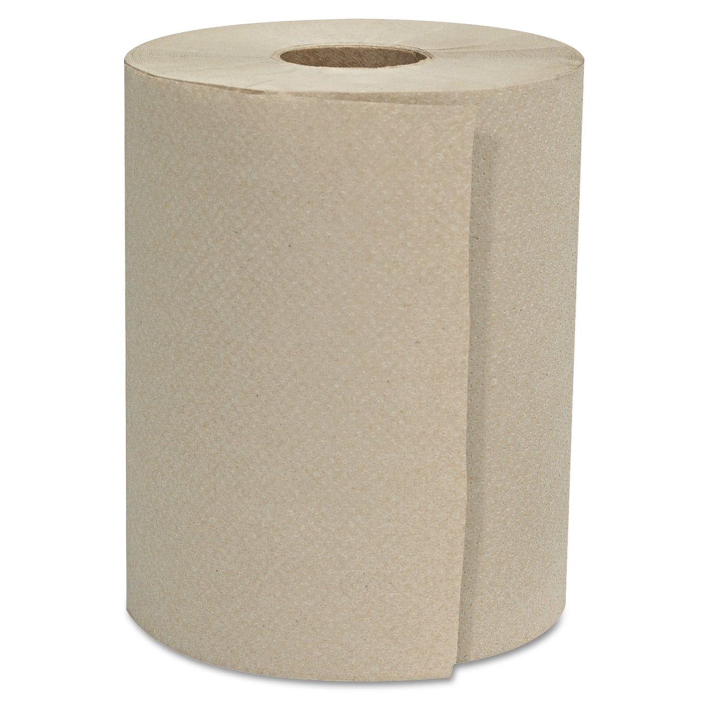 GENHWTKRFT Hardwound Roll Towels, 1-Ply, 8" x 600 ft, Natural, 12 Rolls/Carton