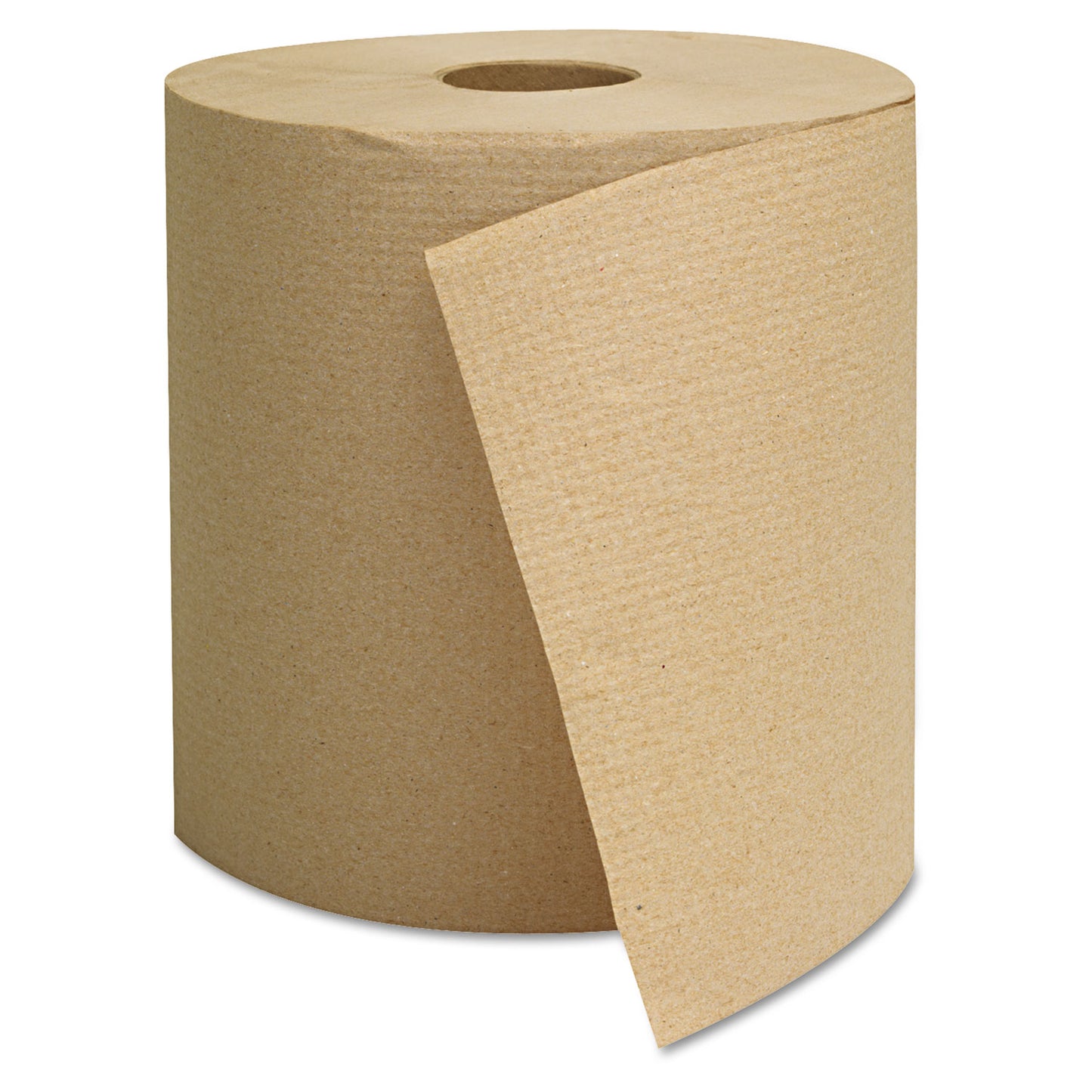 GEN1825 Hardwound Roll Towels, 1-Ply, 8" x 800 ft, Brown, 6 Rolls/Carton