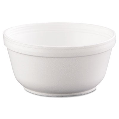 DCC12B32 Insulated Foam Bowls, 12 Oz, White, 50/pack, 20 Packs/carton
