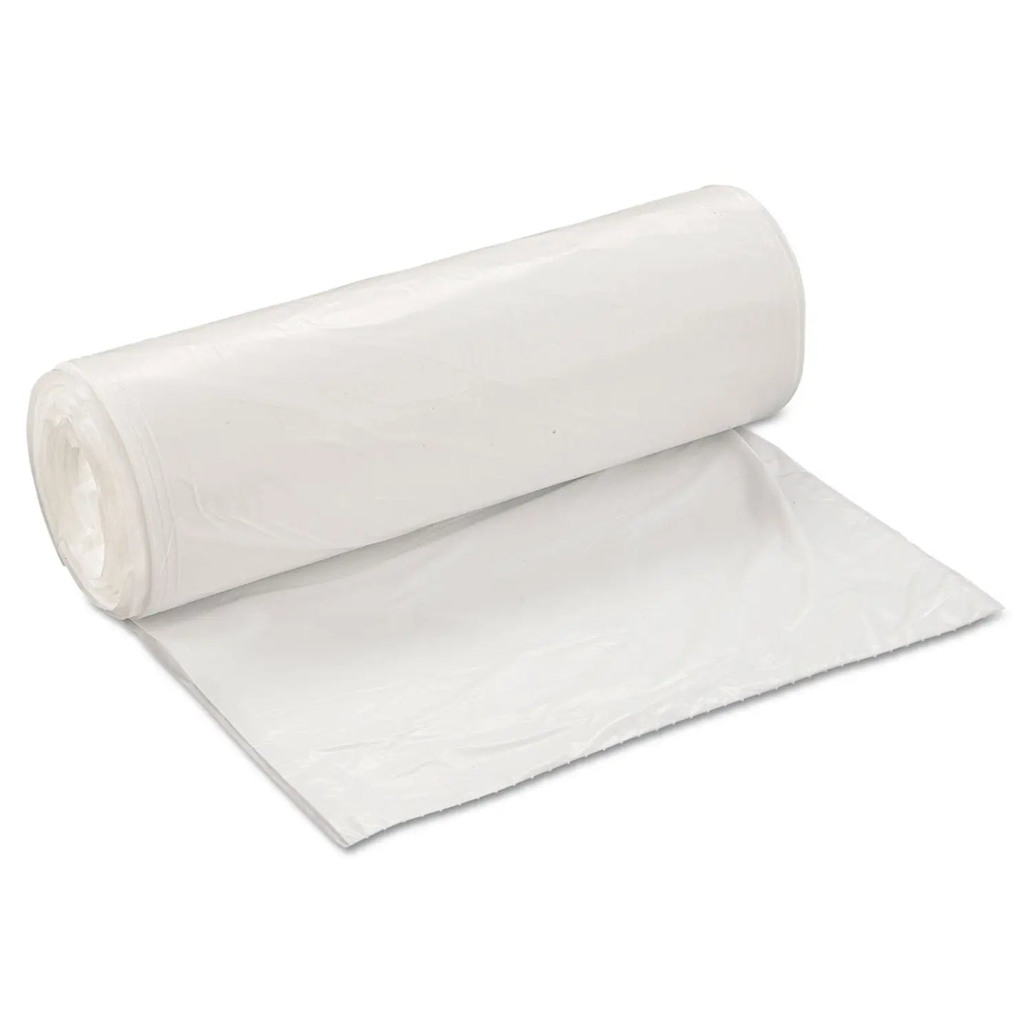 IBSSL3858XHW2 Low-Density Commercial Can Liners, 60 Gal, 0.7 mil, 38" x 58", White, Interleaved Roll, 25 Bags/Roll, 4 Rolls/Carton Inteplast Group