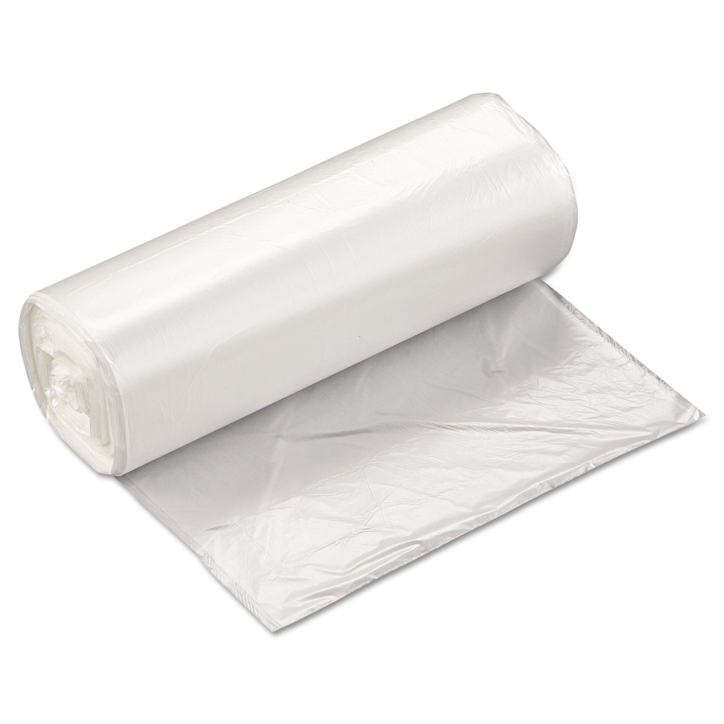 IBSEC2433N High-Density Commercial Can Liners, 16 gal, 5 mic, 24" x 33", Natural, Perforated Roll, 50 Bags/Roll, 20 Rolls/Carton