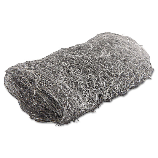 GMA117007 Industrial-Quality Steel Wool Hand Pads, #4 Extra Coarse, Steel Gray, 16 Pads/sleeve, 12 Sleeves/carton