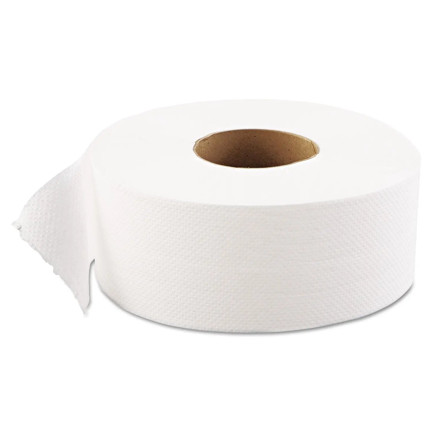 GEN1511 JRT Jumbo-Junior Bath Tissue, Septic Safe, 1-Ply, 3.3" x 1,200 ft, White, 12 Rolls/Carton GEN