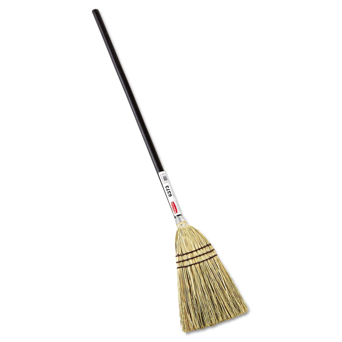 RCP6373BRO Corn-Fill Broom, Corn Fiber Bristles, 38" Overall Length, Brown RUBBERMAID COMMERCIAL PROD.