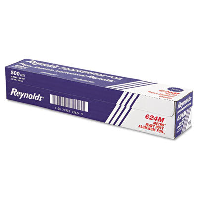 RFP624M Metro Aluminum Foil Roll, Heavy Duty Gauge, 18" x 500 ft REYNOLDS FOOD PACKAGING