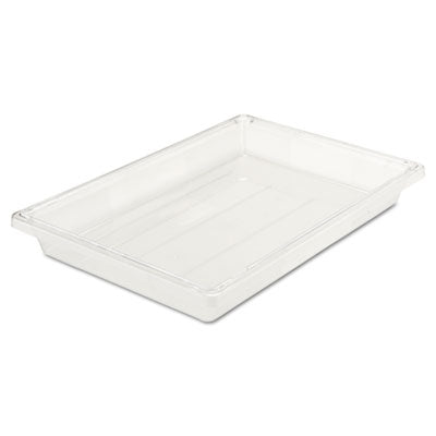 RCP3306CLE Food/Tote Boxes, 5 gal, 26 x 18 x 3.5, Clear, Plastic RUBBERMAID COMMERCIAL PROD.