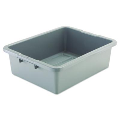 RCP3351GRA Bus/utility Box, 7.13 Gal, 21.5" X 17.13" X 7", Gray RUBBERMAID COMMERCIAL PROD.