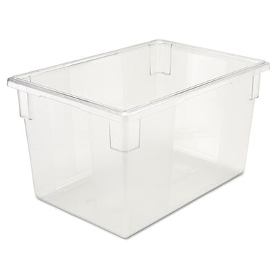 RCP3301CLE Food/Tote Boxes, 21.5 gal, 26 x 18 x 15, Clear, Plastic RUBBERMAID COMMERCIAL PROD.