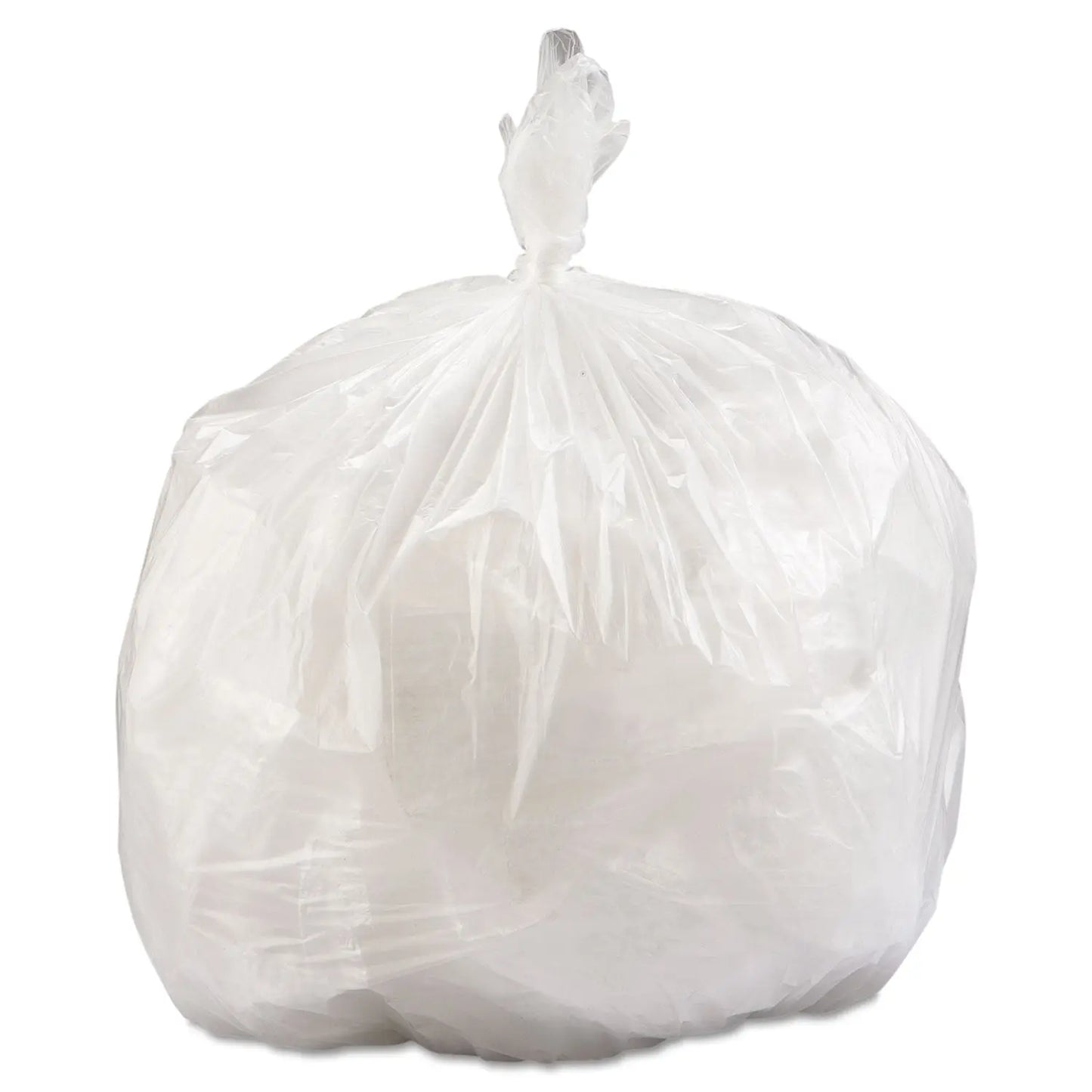 IBSVALH3340N16 High-Density Commercial Can Liner Value Pack, 33 gal, 14 mic, 33" x 39", Clear, Interleaved Roll, 25 Bags/Roll, 10 Rolls/CT Inteplast Group