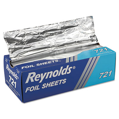 RFP721 Interfolded Aluminum Foil Sheets, 10.75 x 12, 500/Box, 6 Boxes/Carton