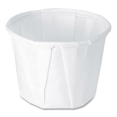 SCC050 Paper Portion Cups, 0.5 oz, White, 250/Bag, 20 Bags/Carton DART