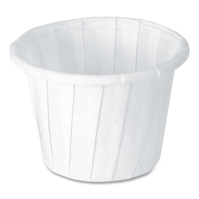 SCC075 Paper Portion Cups, 0.75 oz, White, 250/Bag, 20 Bags/Carton
