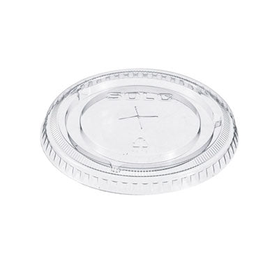 DCC662TSPK Straw-Slot Cold Cup Lids, Fits 9 oz to 20 oz Cold Cups, Plastic, Clear, 100/Pack DART