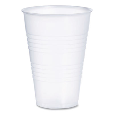 DCCY14 High-Impact Polystyrene Cold Cups, 14 oz, Plastic, Translucent, 50/Sleeve. 20 Sleeves/Carton