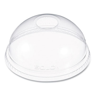 DCCDLR626CT Ultra Clear Dome Cold Cup Lids, Fits 16 oz to 24 oz Cold Cups, Plastic, Clear, 1,000/Carton