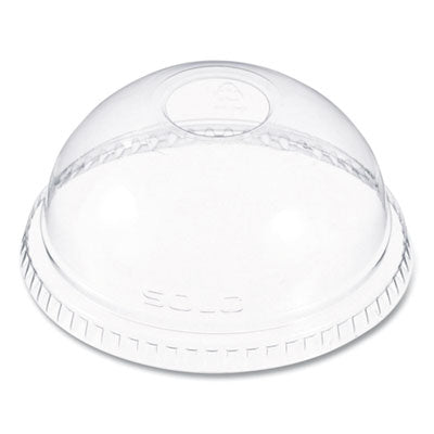 DCCDLR662 Dome-Top Cold Cup Lids, Fits 16 oz Cold Cups, Plastic, Clear, 1,000/Carton