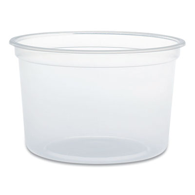 DCCMN160100 MicroGourmet Food Container, 16 oz, Translucent, Plastic, 50/Pack, 10 Packs/Carton