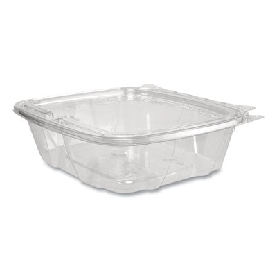 DCCCH24DEF ClearPac SafeSeal rPET Tamper-Resistant Container, ProPlanet Seal, Flat Lid, 24 oz, Clear, 100/Bag, 2 Bags/Carton DART