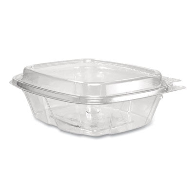 DCCCH8DED ClearPac SafeSeal Tamper-Resistant/Evident Containers, Domed Lid, 8 oz, Clear, Plastic, 100/Bag, 2 Bags/Carton
