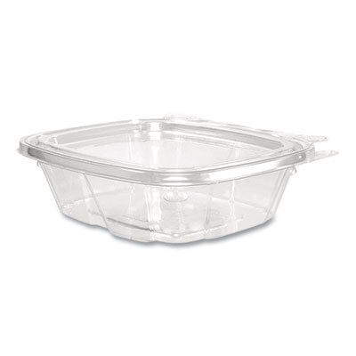 DCCCH8DEF ClearPac SafeSeal Tamper-Resistant/Evident Containers, Flat Lid, 8 oz, Clear, Plastic, 100/Bag, 2 Bags/Carton DART
