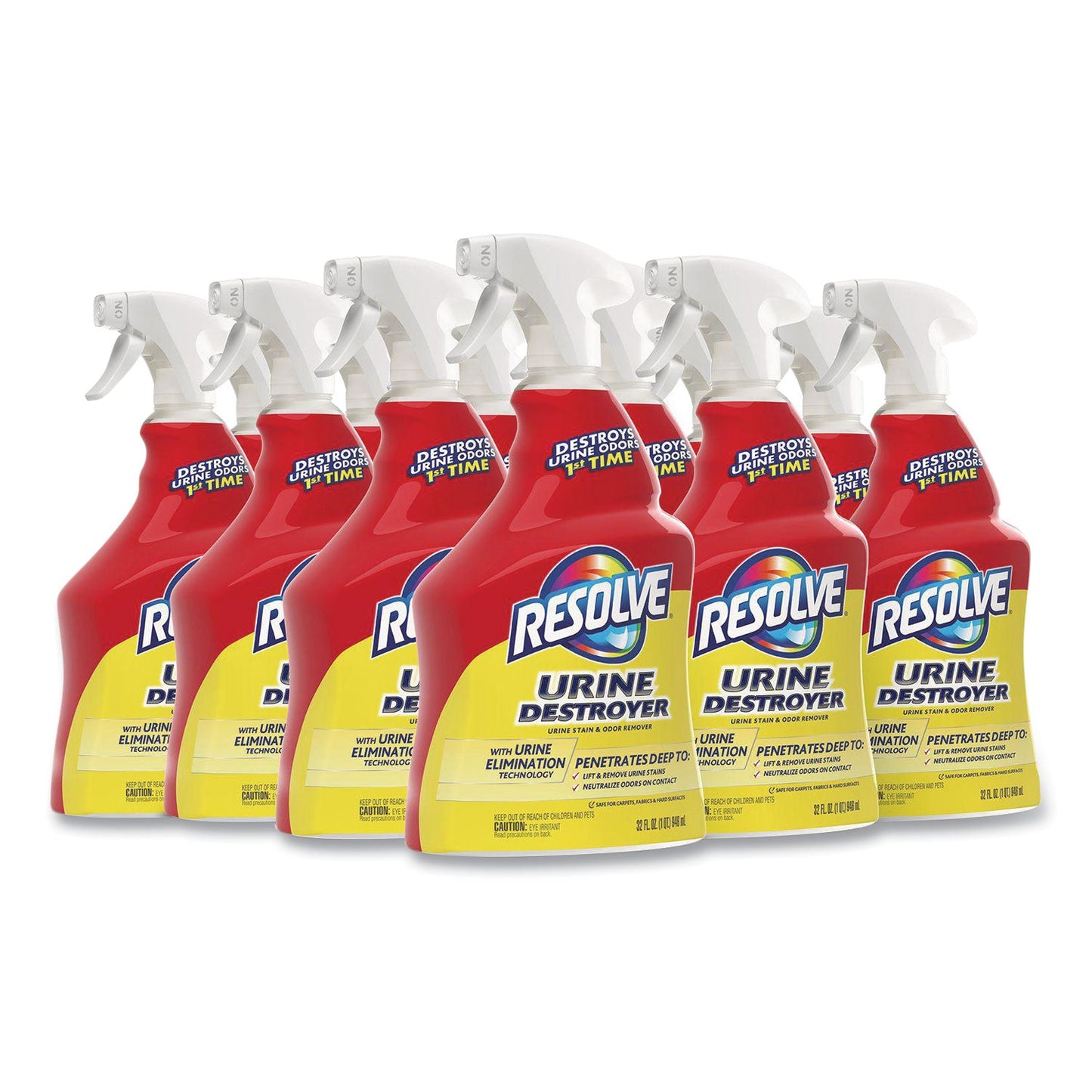 RAC99487 Urine Destroyer, Citrus, 32 Oz Spray Bottle, 6/carton RESOLVE