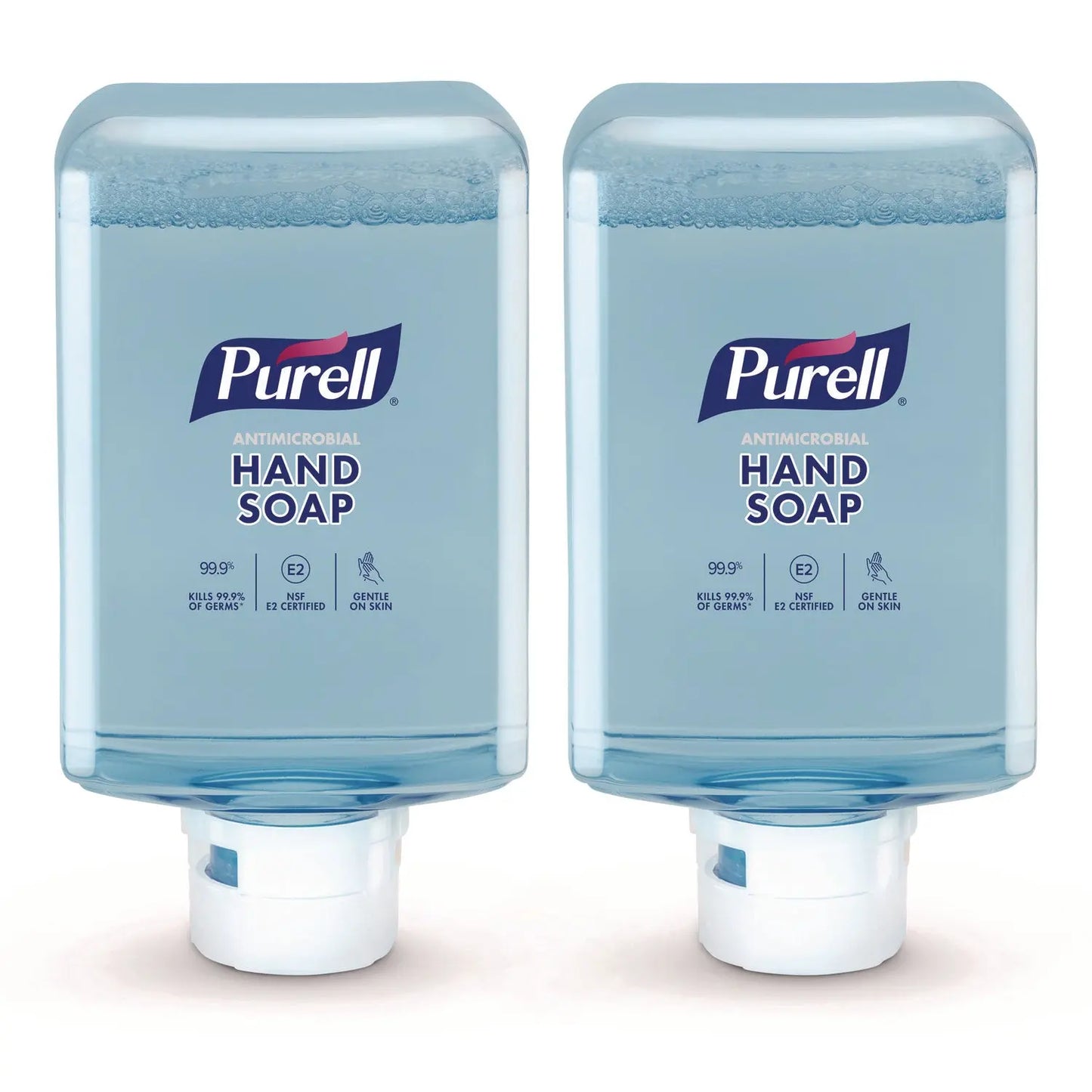 GOJ838302CT Antimicrobial Foaming Hand Soap Refill, For ES10 Dispensers, Fragrance-Free, 1,200 mL, 2/Carton PURELL