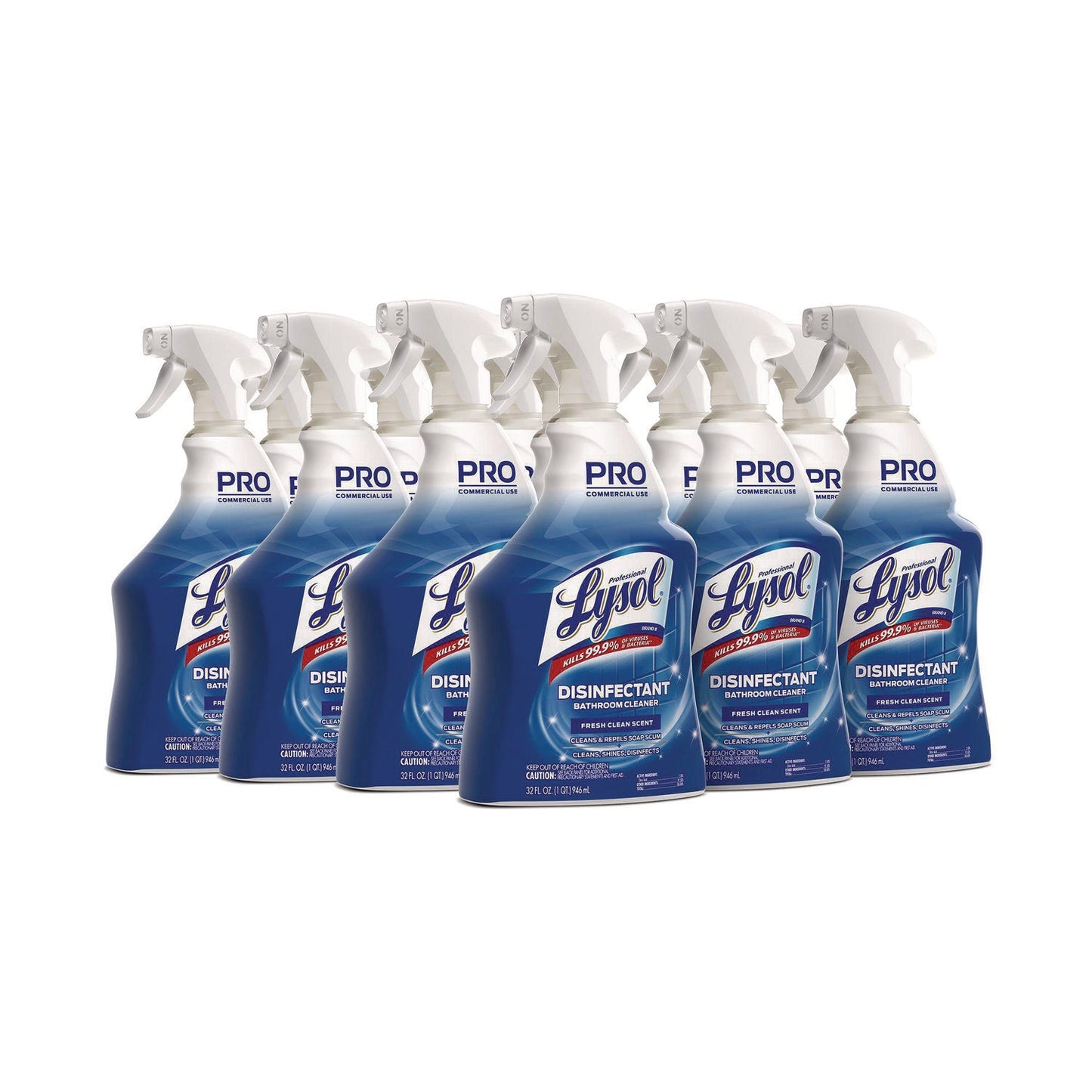 RAC04685CT Disinfectant Bathroom Cleaner, 32 Oz Spray Bottle, 12/carton Professional LYSOL Brand