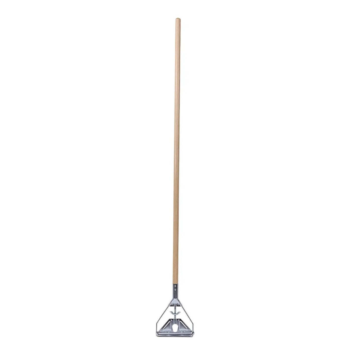 BWK605 Quick Change Metal Head Mop Handle for No. 20 and Up Heads, 62" Wood Handle Boardwalk
