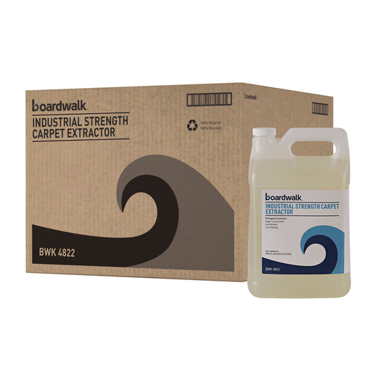 BWK4822 Industrial Strength Carpet Extractor, Clean Scent, 1 Gal Bottle, 4/carton