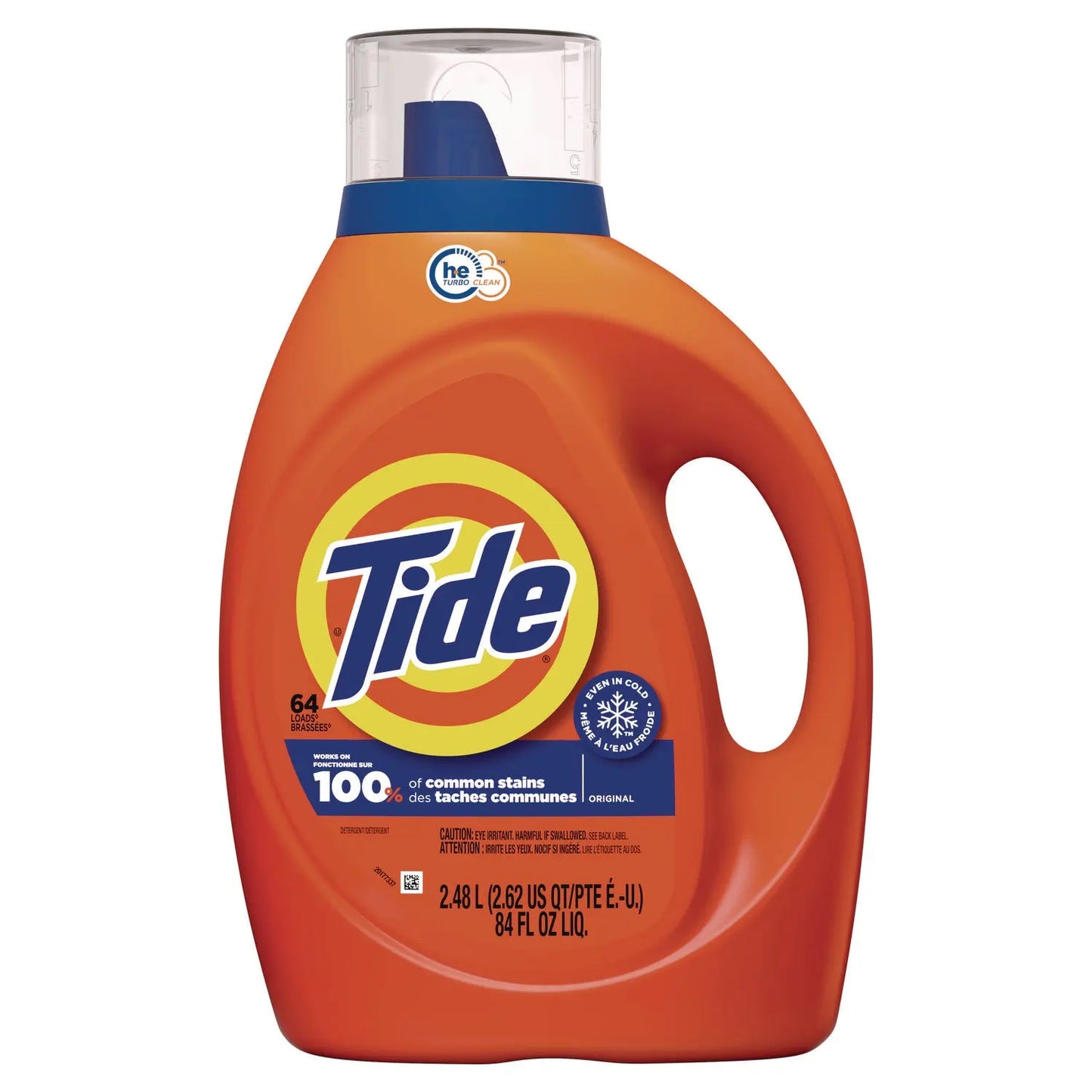 PGC12110EA HE Laundry Detergent, Original Scent, Liquid, 64 Loads, 80 oz Bottle Tide