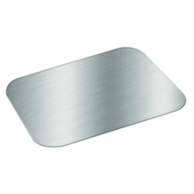 HFA4045L Foil Laminated Board Lid for Take Out Containers, 6.25 x 8.37, White/Silver, Paper, 500/Carton HOFFMASTER