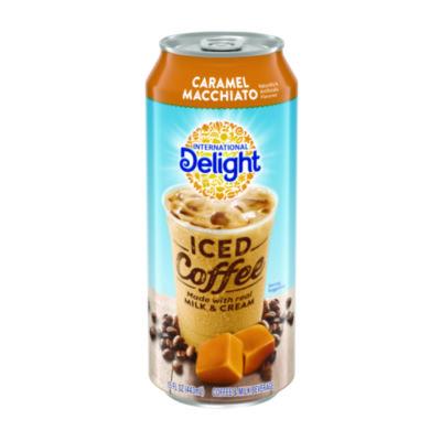 ITDWWI07500 Iced Coffee, Caramel Macchiato, 15 oz Can, 12/Carton