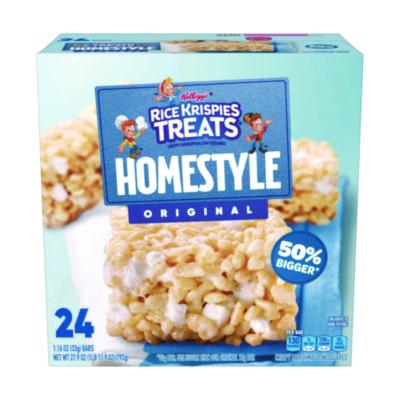 KEBKEE27140 Rice Krispies Treats Homestyle Original Cereal Bar, 1.16 Bar, 24/Box KELLOGG'S