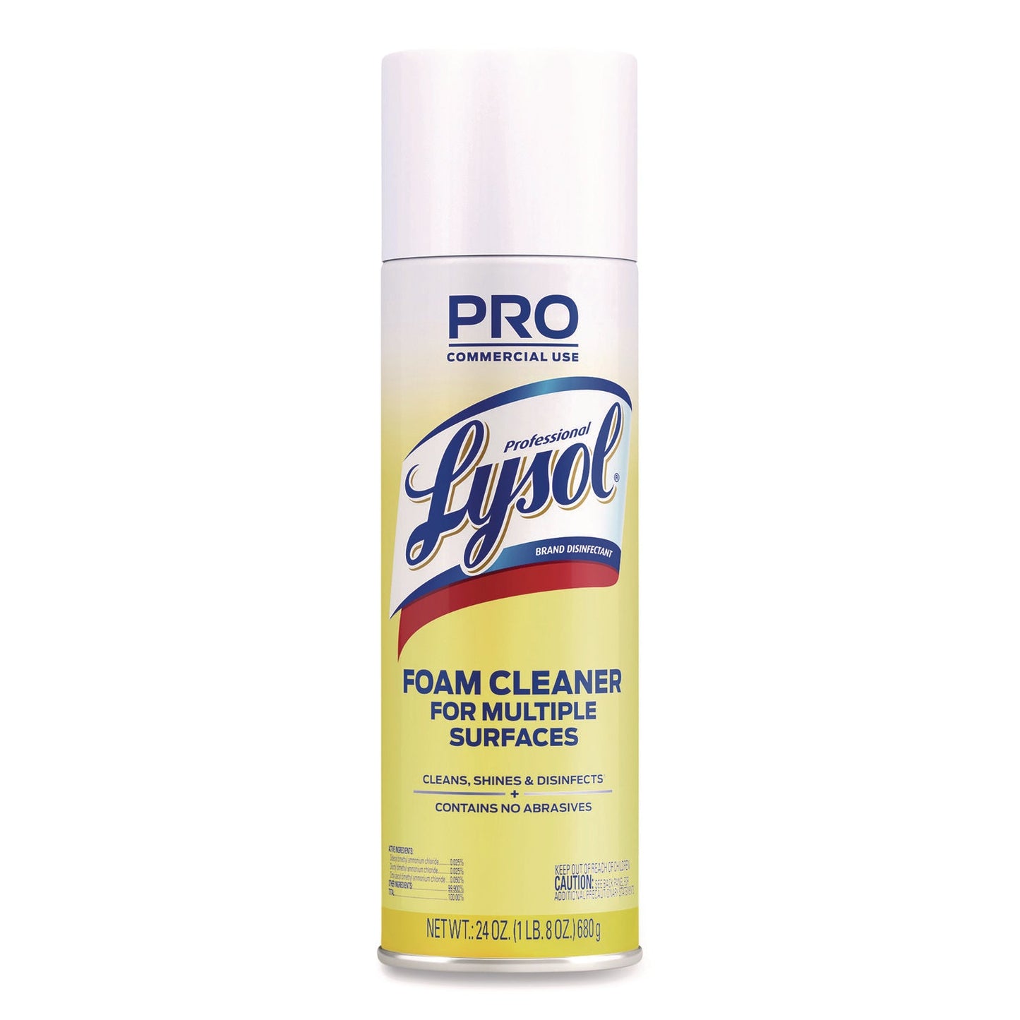 RAC02775 Disinfectant Foam Cleaner, 24 Oz Aerosol Spray Professional LYSOL Brand