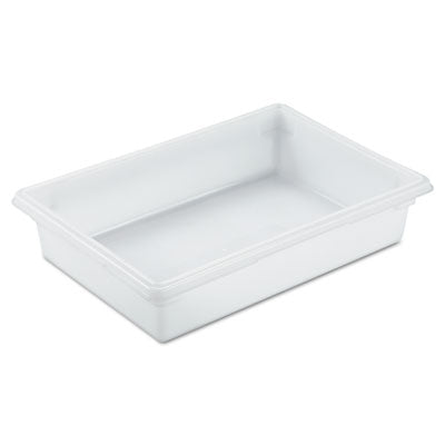 RCP3508WHI Food/Tote Boxes, 8.5 gal, 26 x 18 x 6, White, Plastic RUBBERMAID COMMERCIAL PROD.