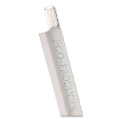 ECOEPST990 Wrapped Straw, 9.5", Plastic, Clear, 4,800/Carton ECO-PRODUCTS,INC.