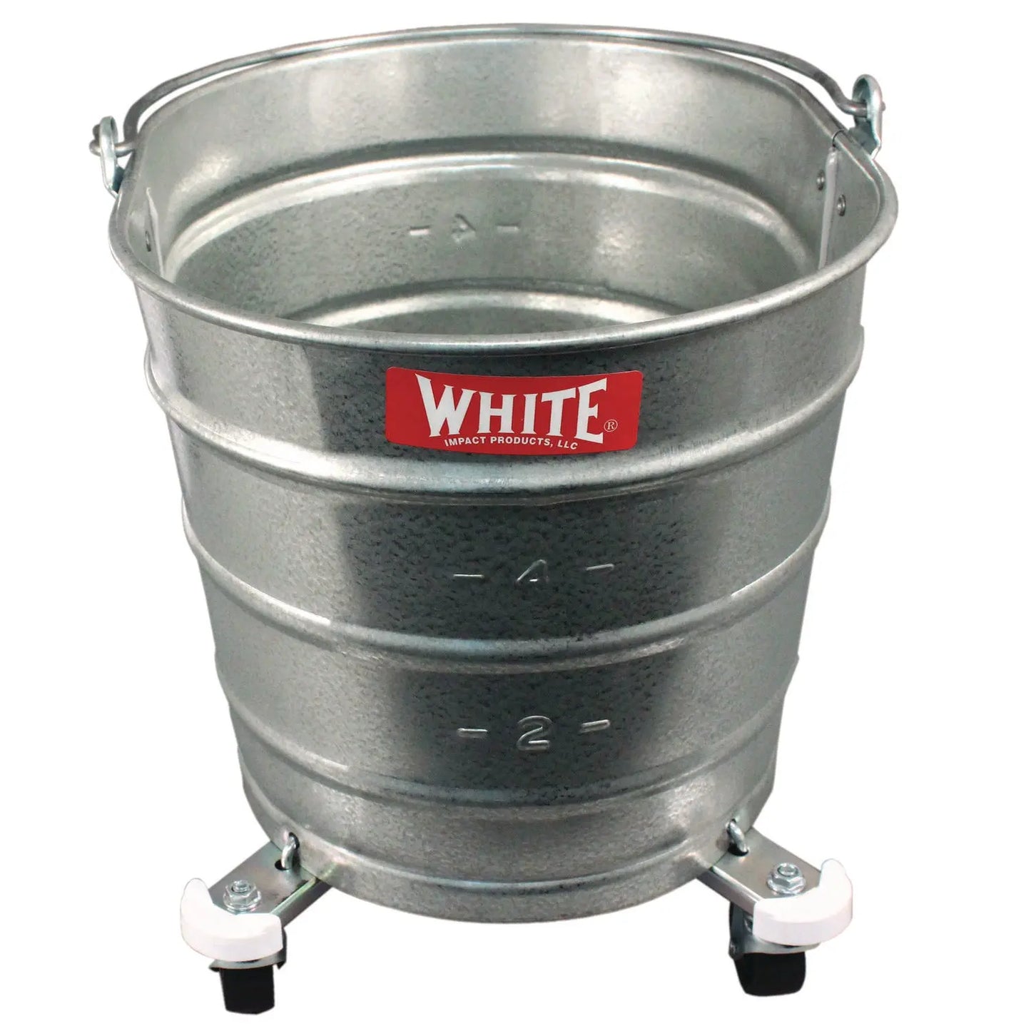 IMP260 Metal Mop Bucket, 26 Qt, Steel Impact