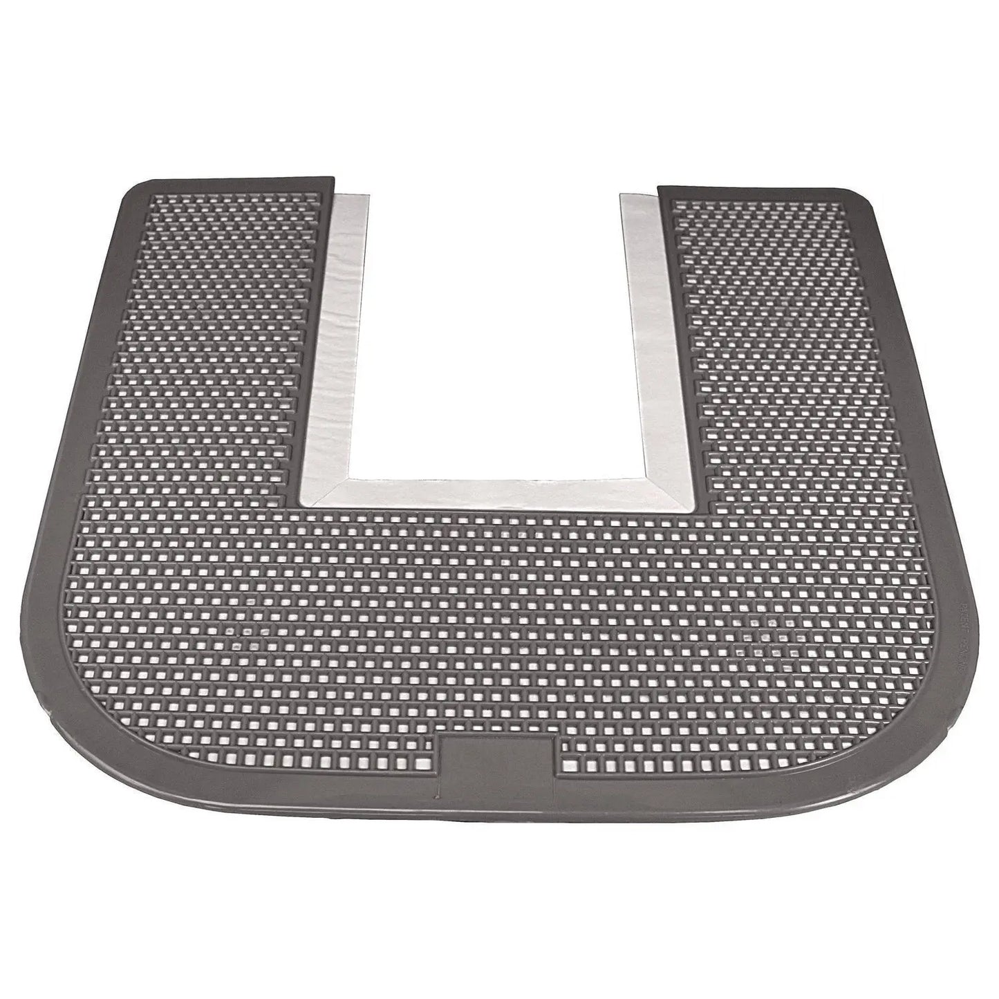IMP1550CT Disposable Urinal Floor Mat, U-Shaped, Orchard Zing Scent, Gray Non-Slip Perforated Surface, 23" x 21.63", 6/Carton Impact