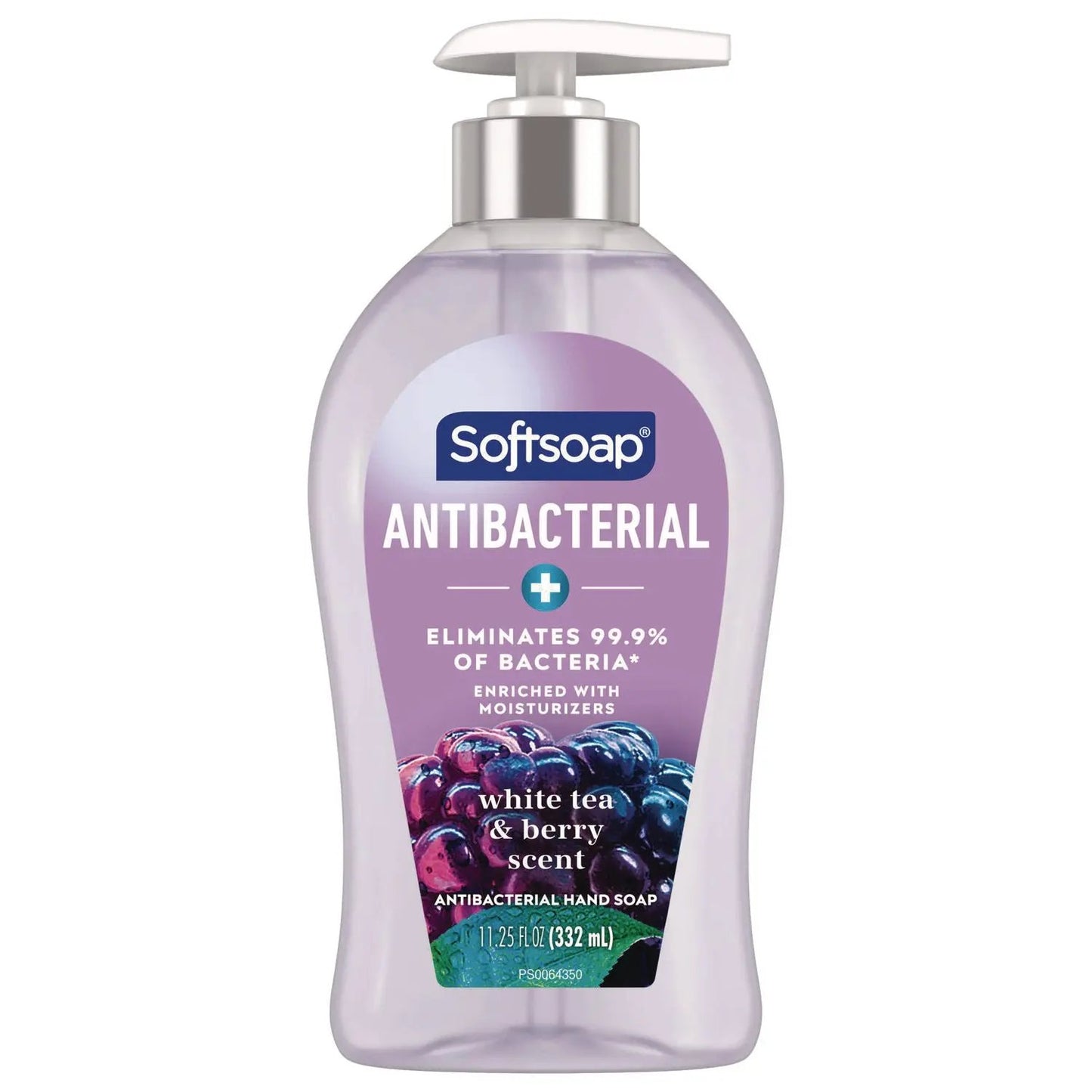CPC44573EA Antibacterial Hand Soap, White Tea and Berry Fusion Scent, 11.25 oz Softsoap